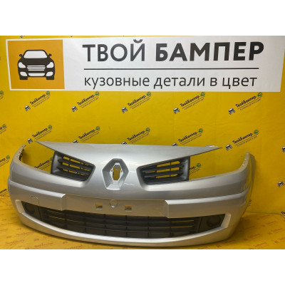 Бампер передний Renault Megane 2005-2008 Gris Platina D69 ПТФ П\О Бампер передний Renault Megane 2005-2008 Gris Platina D69 ПТФ П\О
