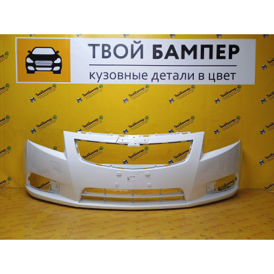 Бампер передний Chevrolet Cruze 2009 Summit White GAZ