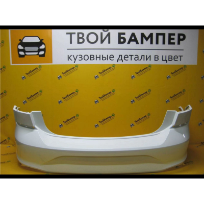 Бампер задний Volkswagen Polo 2020 Pure White LC9A