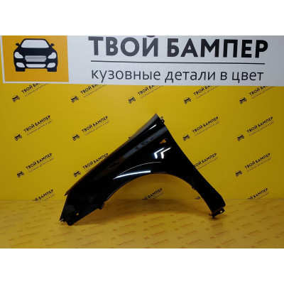 Крыло переднее левое (Аналог) Lada Granta Черная Пантера 672