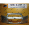 Бампер передний Chevrolet Aveo Т-300 Switchblade Silver GAN