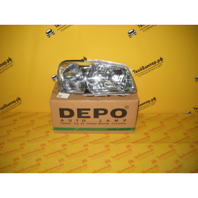 Фара правая под электро.корректор Hyundai Accent Depo Фара правая под электро.корректор Hyundai Accent Depo