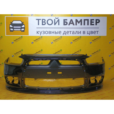 Бампер передний Mitsubishi Lancer 10 (2012-) Amethyst Black X42 Бампер передний Mitsubishi Lancer 10 (2012-) Amethyst Black X42