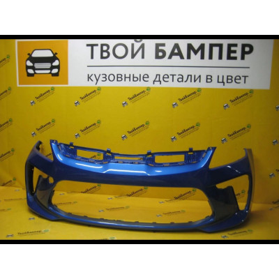 Бампер передний Kia Rio 2017 Marina Blue N4B Бампер передний Kia Rio 2017 Marina Blue N4B