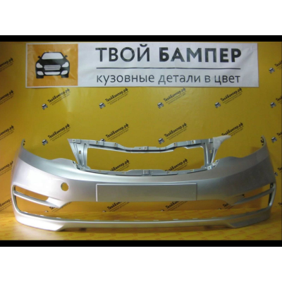 Бампер передний Kia Rio 2015 Sleek Silver RHM Бампер передний Kia Rio 2015 Sleek Silver RHM