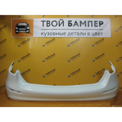 Бампер задний Kia Rio 2015 седан White Crystal PGU Бампер задний Kia Rio 2015 седан White Crystal PGU