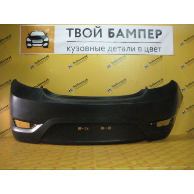Бампер задний Hyundai Solaris 2011 Хэтчбек неокрашенный Тайвань Бампер задний Hyundai Solaris 2011 Хэтчбек неокрашенный Тайвань