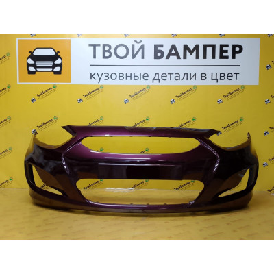 Бампер передний Hyundai Solaris 2011 Фиолетовый PXA Бампер передний Hyundai Solaris 2011 Фиолетовый PXA