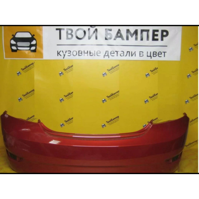 Бампер задний Hyundai Solaris 2011 Седан Красный гранат TDY Бампер задний Hyundai Solaris 2011 Седан Красный гранат TDY