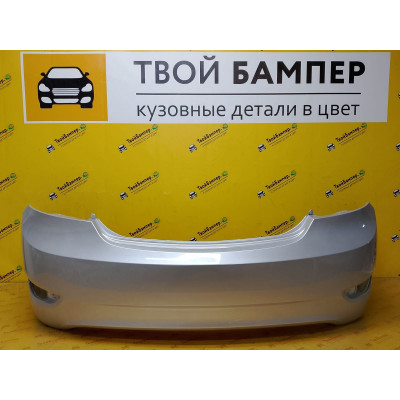 Бампер задний Hyundai Solaris 2011 Седан Серебристый RHM Бампер задний Hyundai Solaris 2011 Седан Серебристый RHM