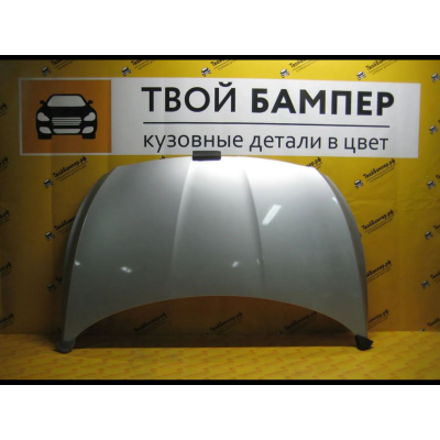Капот Hyundai Solaris 2011 Серебристый RHM Россия Капот Hyundai Solaris 2011 Серебристый RHM Россия