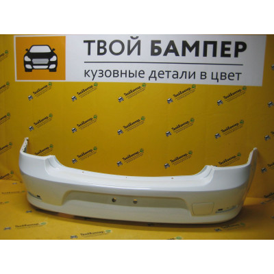 Бампер задний Renault Logan Фаза 2 Blanc Glacier 369 Бампер задний Renault Logan Фаза 2 Blanc Glacier 369