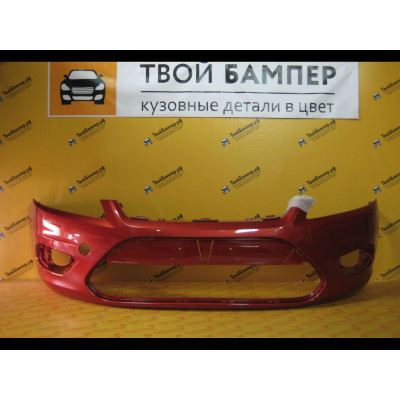 Бампер передний Ford Focus 2 рест. Tango Red 3RSE Бампер передний Ford Focus 2 рест. Tango Red 3RSE