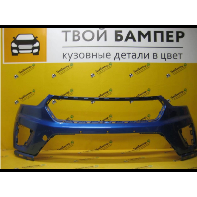 Бампер передний Hyundai Creta Синий N4U (N4B) Бампер передний Hyundai Creta Синий N4U (N4B)