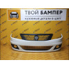 Бампер передний Renault Logan Фаза 2 Blanc Glacier 369 под ПТФ