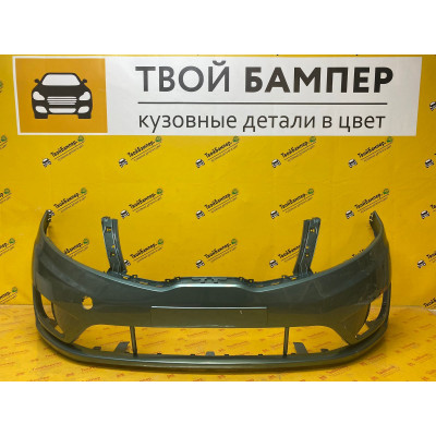 Бампер передний Kia Rio 2011 Emerald Green EMG Бампер передний Kia Rio 2011 Emerald Green EMG