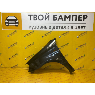 Крыло левое Chevrolet Aveo Т-250 Pearl Black 87U Крыло левое Chevrolet Aveo Т-250 Pearl Black 87U