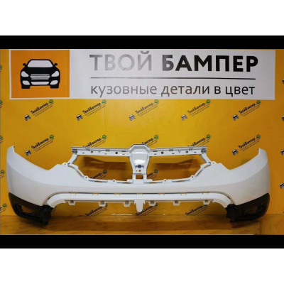 Бампер передний Renault Duster 2020 Blanc glacier 369 Бампер передний Renault Duster 2020 Blanc glacier 369