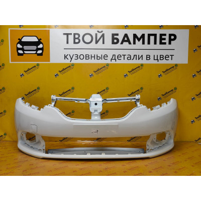 Бампер передний Renault Logan/Sandero 2014 Blanc Glacier 369 Бампер передний Renault Logan/Sandero 2014 Blanc Glacier 369